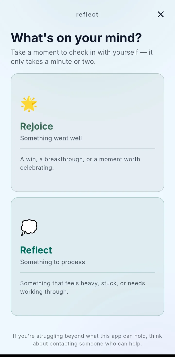 Reflect: Rejoice or Reflect
